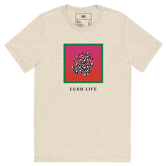 Spring Leaf Unisex Cotton T-shirt - Black Haze Shop